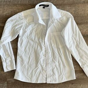 Shirt for boys, White, Size 8